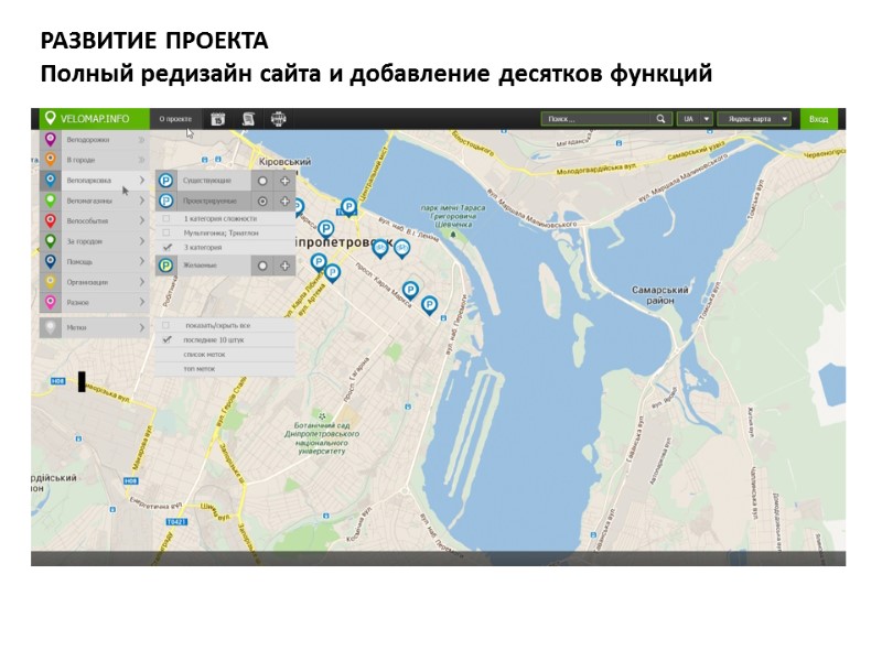 РАЗВИТИЕ ПРОЕКТА Полный редизайн сайта и добавление десятков функций МАРТ 2011